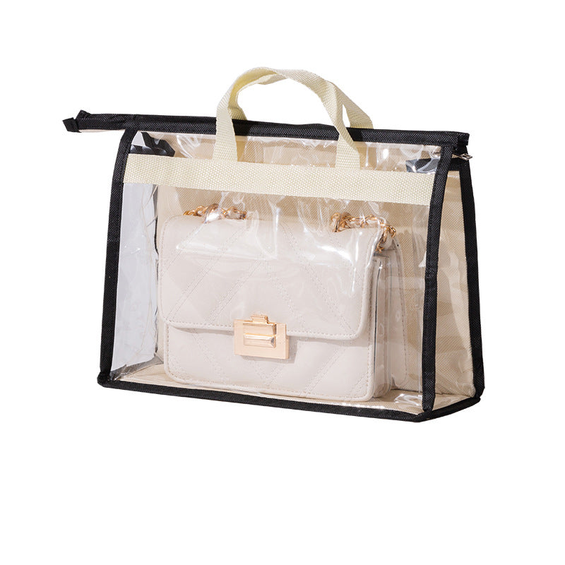 Breathable Moisture-Proof Bag Dust Bag Wardrobe Sealed Leather Bag Protection Finishing Storage Bag Transparent Hanging Bag Storage Artifact