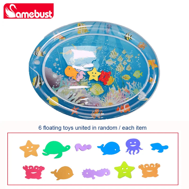 Camebust Water Pad Inflatable Tummy Time Water Pad for Infants and Toddlers Promote Development Toys