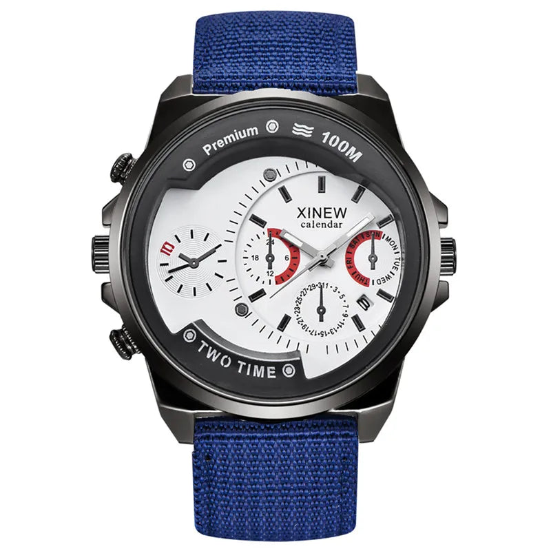 Montre Homme Boys Brand Watches Men Students Fashion Nylon Band Date Quartz Wrist Watch Reloj Hombre Relogios Masculinos 2026