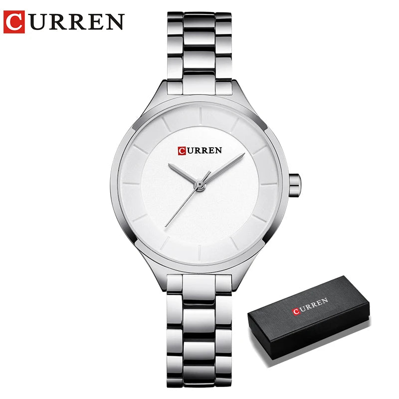 TOP Luxury Rose Gold Women's Watch Stainless Steel Ladies Wrist Watches Relogio Feminino Fashion Female Hour Reloj Mujer