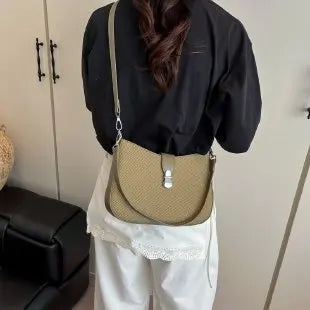 Large Capacity Diaper Bag For Women High-End Minimalist Leather Backpack Stylish Casual Unique Design Commuter