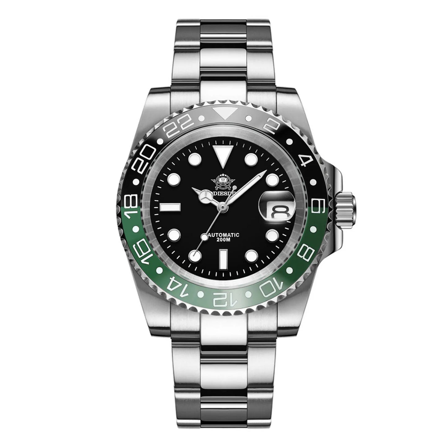 ADDIESDIVE AD2503 Luxury Men Automatic Watch 8215 Movement Sapphire Glass Diving Watches 200M Waterproof Mechanical reloj hombre