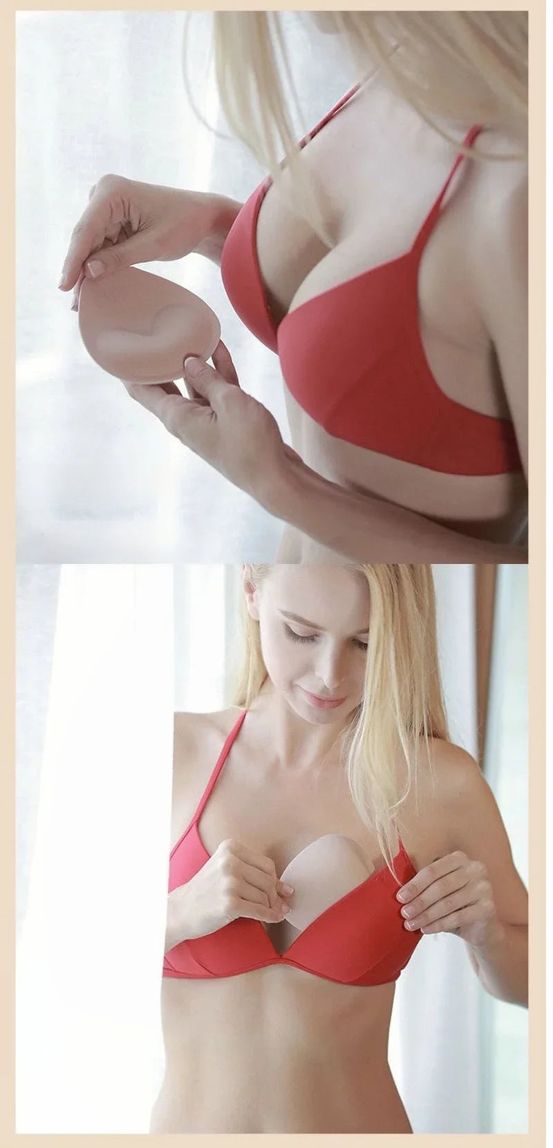 Women Thicker Breathable Sponge Bra Pad Push Up Padded Bikinis Swimsuit Swimwear Bikini Chest Set Bikini