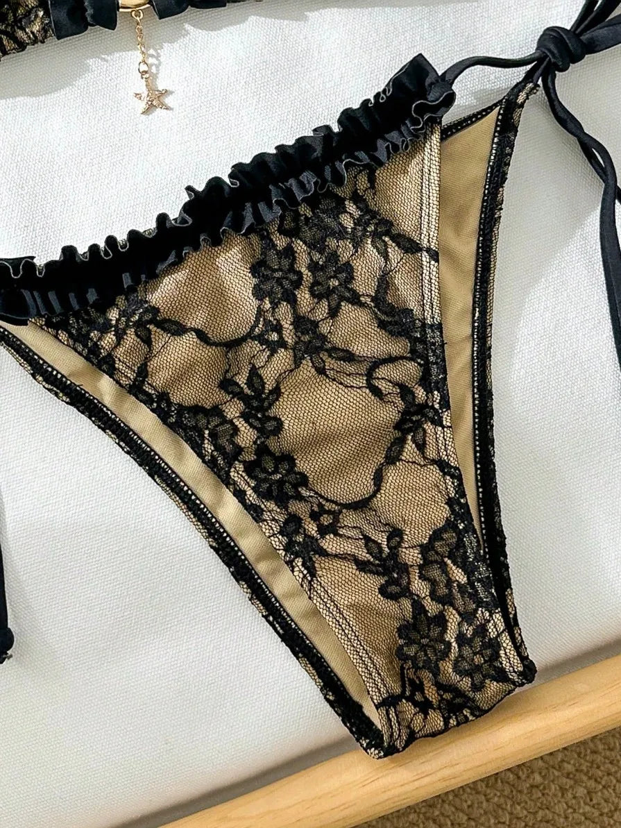 Lace Sexy Bikinis 2026 Women Swimwear Female Swimsuit For Swimming Wear Bathing Suits Brazilian Bikini Set Beachwear Pool Bather