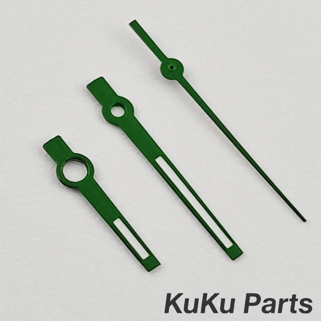 High Quality NH35 Hands Green Luminous Silver Gold Watch Needles For NH34 NH35 NH36 NH38 NH70 Watches Pointers Log Watch Hands