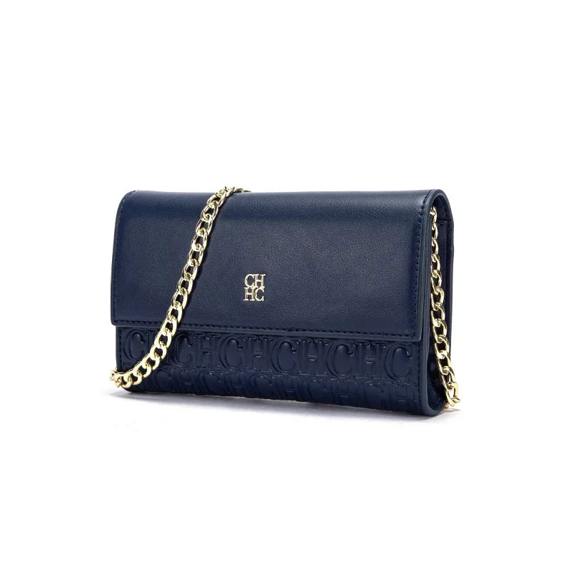 CH Fashion Women's Shoulder Bag with Letter Printing Design 2025 Festival Essential Versatile Women's Chain Bag
