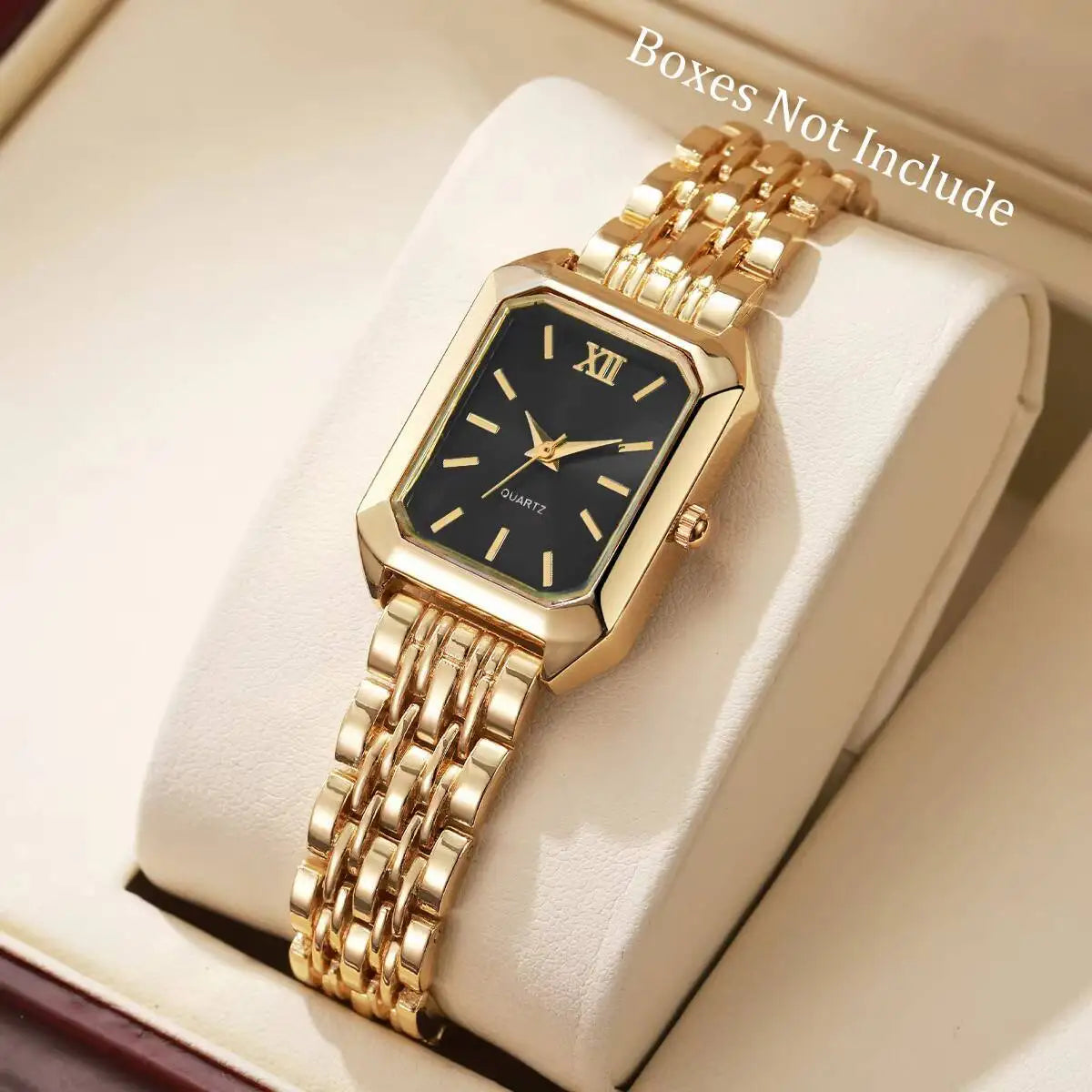 Elegant Rectangle Women Watches Fashion Analog Quartz Wristwatches Reloj Mujer Girls Clock Gift(Without Box)