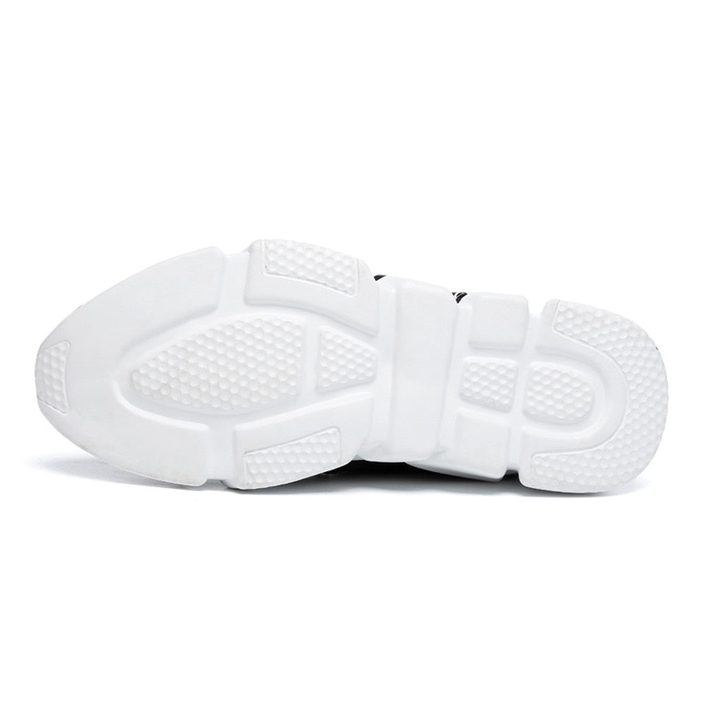Mesh Breathable Casual Shoes Male Laces Sneakers Unisex Couple Running Shoes Solid Color Ccushioning