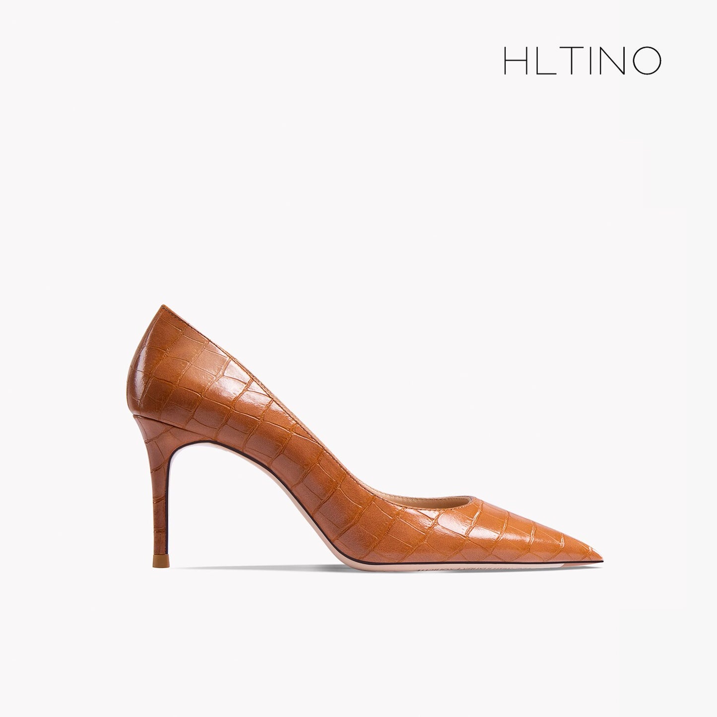 Early Autumn New Pointy High Heel Shoes Women's Thin Heel Shallow Patent Leather Single Shoes French Texture Large Green Shoes