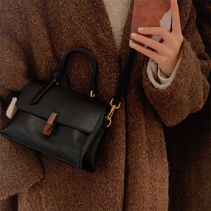 Texture bag mahogany retro women's bag shoulder bag messenger bag handbag bag