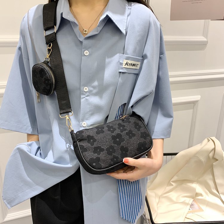 Textured Retro Armpit Bag Simple Women's Bag New Mother Bag Chain Foreign Style Hand Bag Shoulder Bag