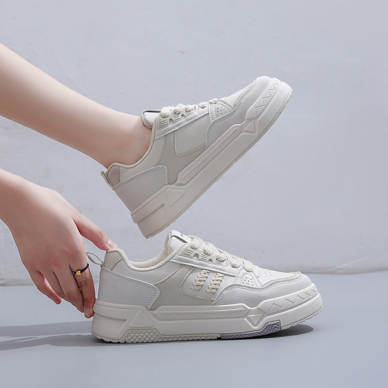 Korean version Instagram female student height increasing thick soled sports board shoes casual shoes trend