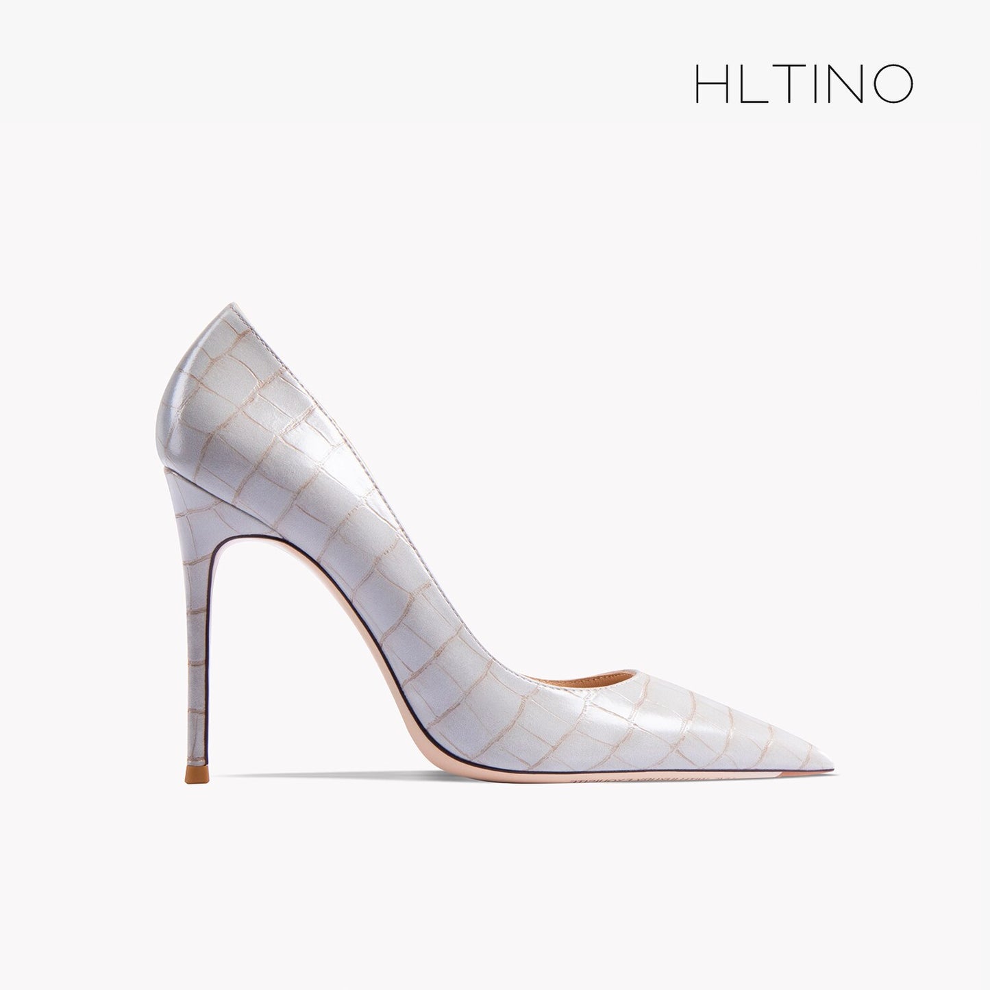 Early Autumn New Pointy High Heel Shoes Women's Thin Heel Shallow Patent Leather Single Shoes French Texture Large Green Shoes
