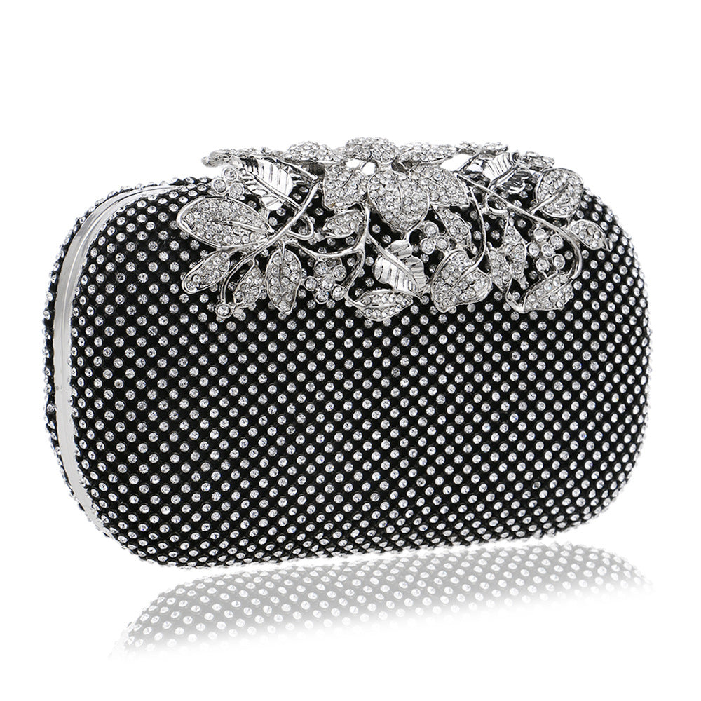 Evening Bag Women's European And American Luxury Diamond Banquet Bag Dress Portable Evening Bag