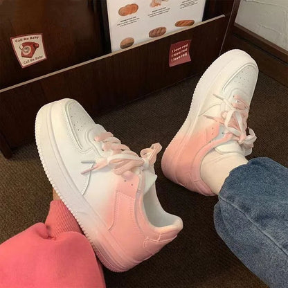 Breathable Women Running Shoes Lightweight Anti-slip Female Sports Shoes Outdoor Soft Women's Sneakers Lace Up Fashion Tennis