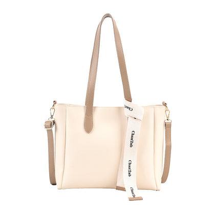 Crossbody Bag Spring New Fashion Big Bag Small Fresh Shoulder Tote Bag Woven Solid Color Women's Bag