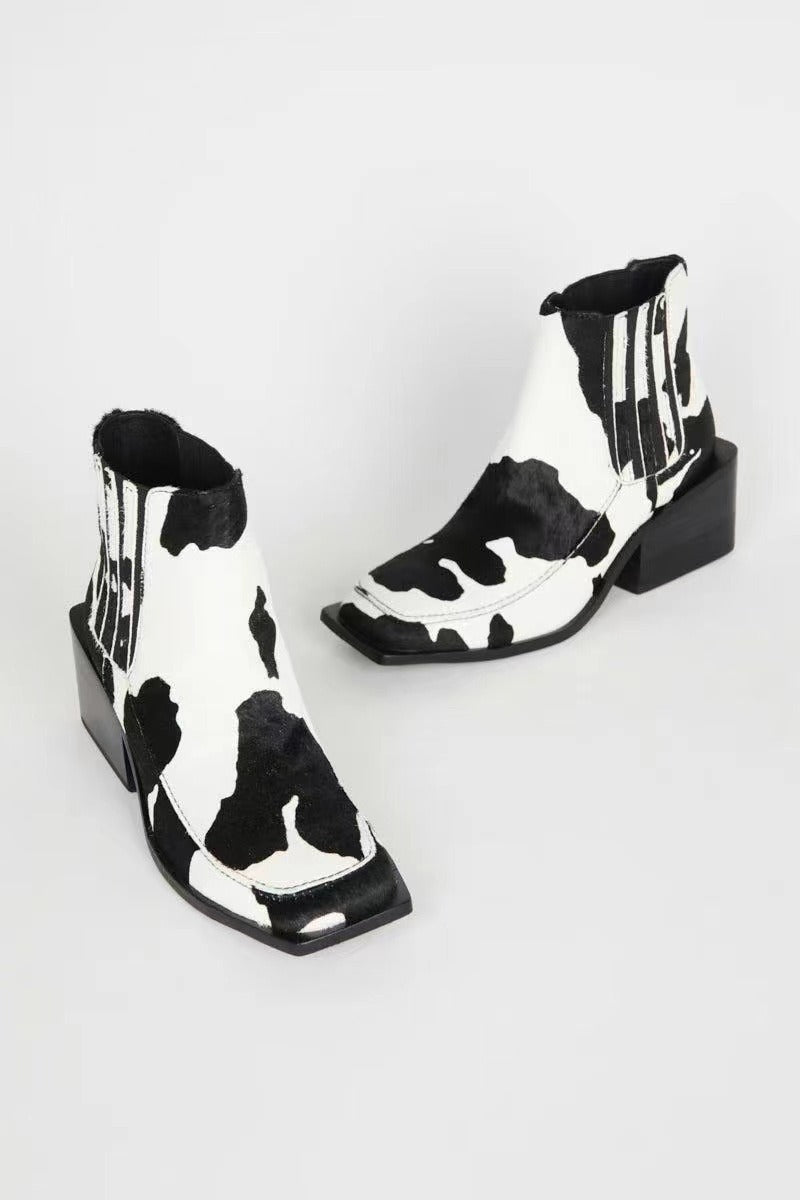 Women Chelsea Boots Autumn Winter Classic Style Women Ankle Boots Concise Warm Shoes Horse Hairs Basic Shoes