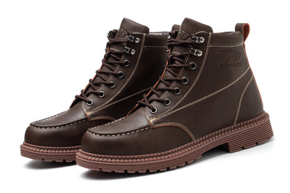 Comfortable And Durable Work Shoes Microfiber Leather Safety Shoes Men's Anti Smash And Anti Puncture Work Shoes