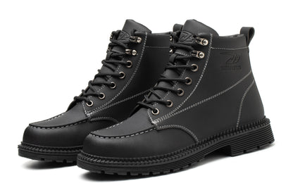 Comfortable And Durable Work Shoes Microfiber Leather Safety Shoes Men's Anti Smash And Anti Puncture Work Shoes