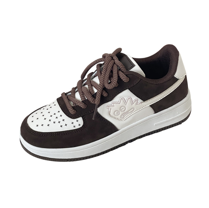 Fashionable small monster board shoes Sweet cool Air Force One casual shoes for men and women Low top lovers Small white shoes