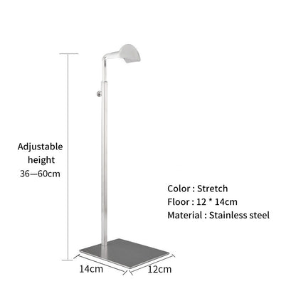 Stainless Steel Hanging Bag Display Rack Support Bag Rack Floor Men's And Women's Handbags Bag Display Rack