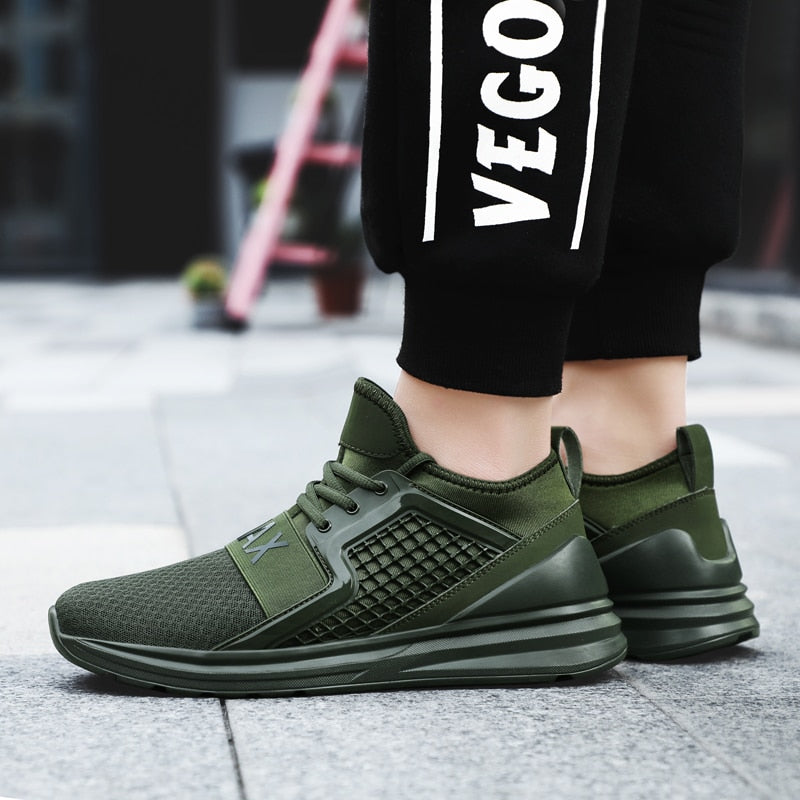Breathable Air Mesh Men Running Shoes Jogging Gym Training Althetic Outdoor Sport Shoes