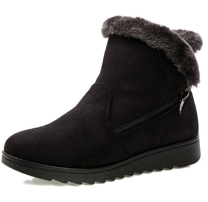 Women's warm cloth shoes, elderly snow boots