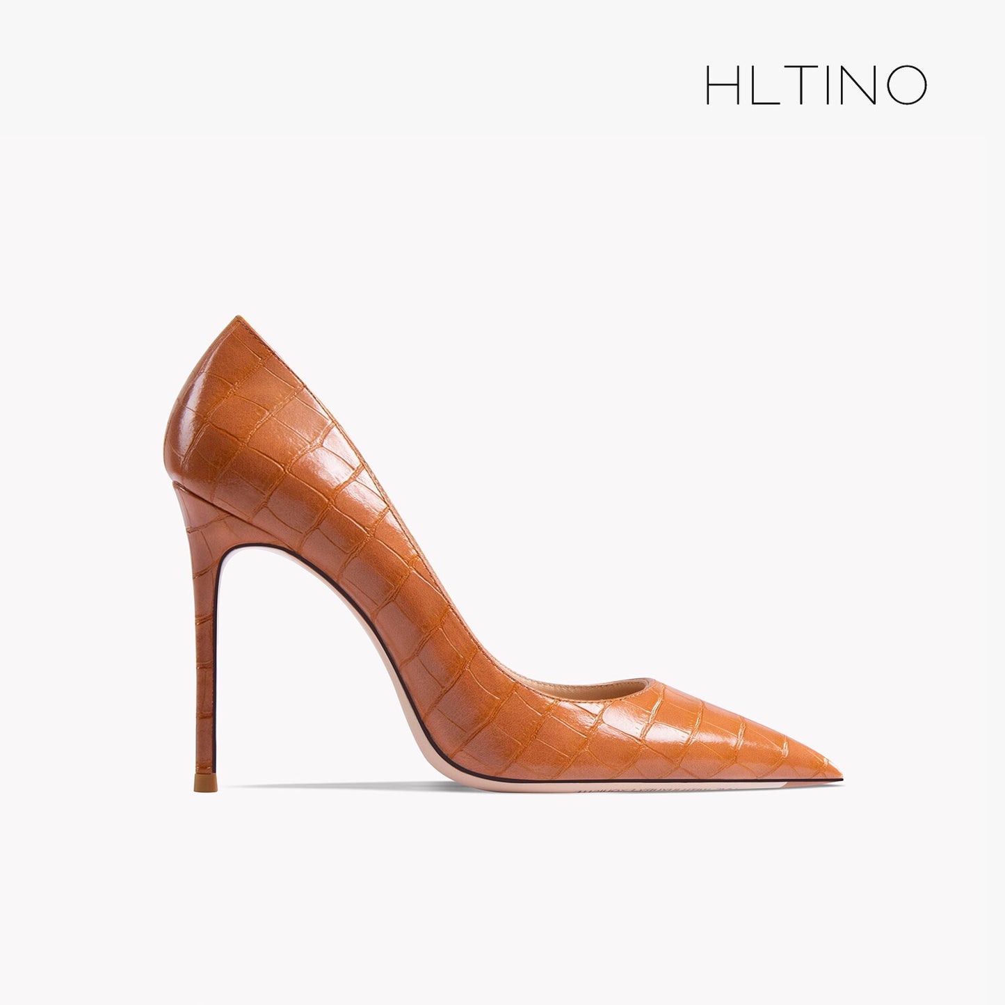 Early Autumn New Pointy High Heel Shoes Women's Thin Heel Shallow Patent Leather Single Shoes French Texture Large Green Shoes
