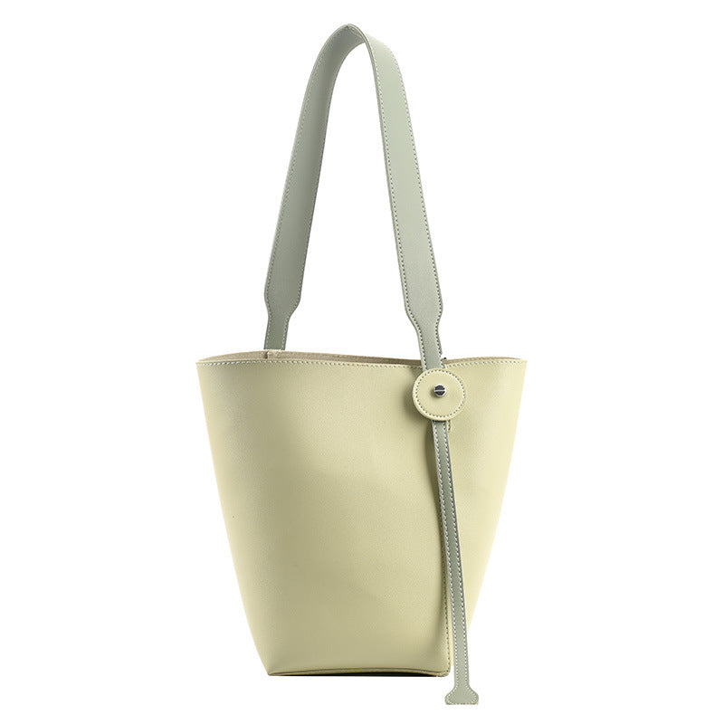 Small Fresh And Sweet Shoulder Bag Personality Female Bag Trend Line Bucket Mother Bag New Fashion Messenger Bag