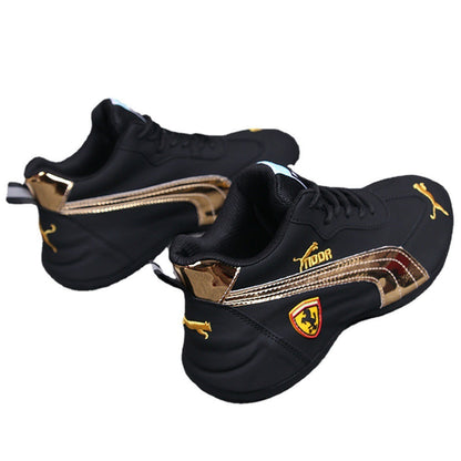 New Style Men's And Women's Same Style Lovers' Shoes Fashion Casual Breathable Soft Soled Leather High Rise Shoes