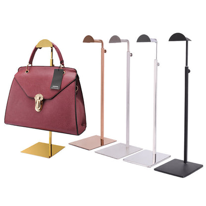 Stainless Steel Hanging Bag Display Rack Support Bag Rack Floor Men's And Women's Handbags Bag Display Rack