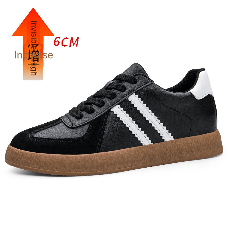 Invisible Height-Increasing Men's Shoes  Derby Shoes Men's Daily Casual Shoes Fashion Sports Shoes Height-Increasing Shoes 8CM Sneakers