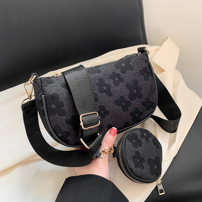 Textured Retro Armpit Bag Simple Women's Bag New Mother Bag Chain Foreign Style Hand Bag Shoulder Bag