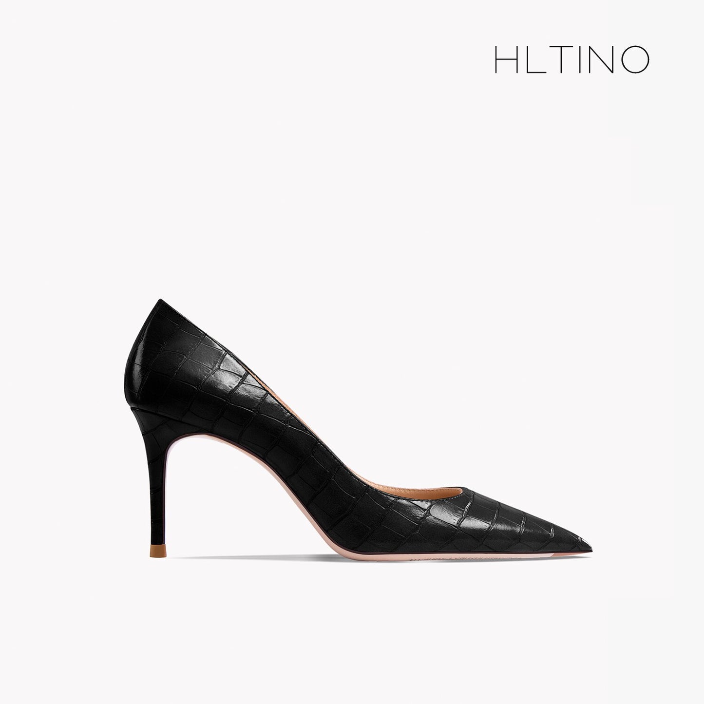 Early Autumn New Pointy High Heel Shoes Women's Thin Heel Shallow Patent Leather Single Shoes French Texture Large Green Shoes