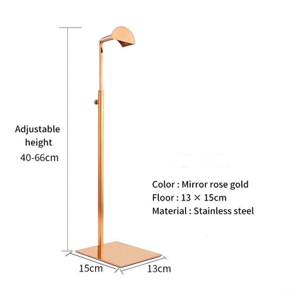 Stainless Steel Hanging Bag Display Rack Support Bag Rack Floor Men's And Women's Handbags Bag Display Rack