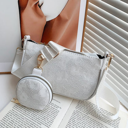 Textured Retro Armpit Bag Simple Women's Bag New Mother Bag Chain Foreign Style Hand Bag Shoulder Bag