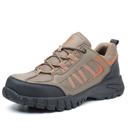Safety Shoes New Anti-Smashing And Anti-Stab Steel Toe Cap Safety Shoes Breathable Construction Site Protective Shoes