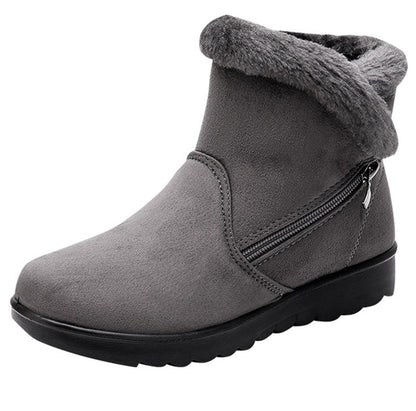 Women's warm cloth shoes, elderly snow boots