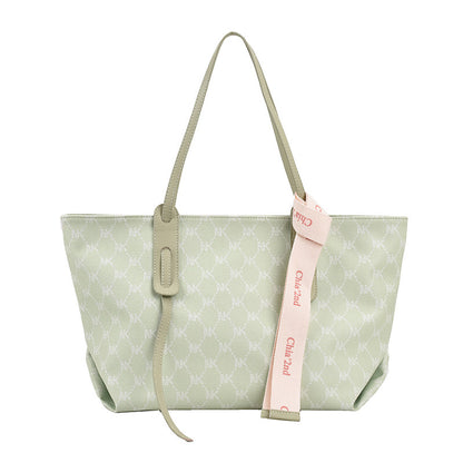 Hand Held Shoulder Bag New Underarm Large Bag Simple Letter Shoulder Bag Large Capacity Tote Women's Bag