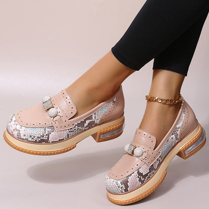 Shoelaces Leisure Patchwork Woman Shoes Flats