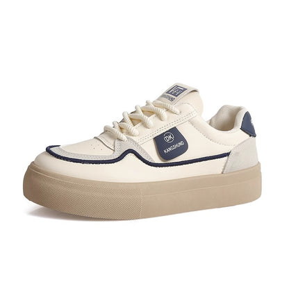 Autumn and winter new niche original dopamine white shoes, student versatile casual shoes