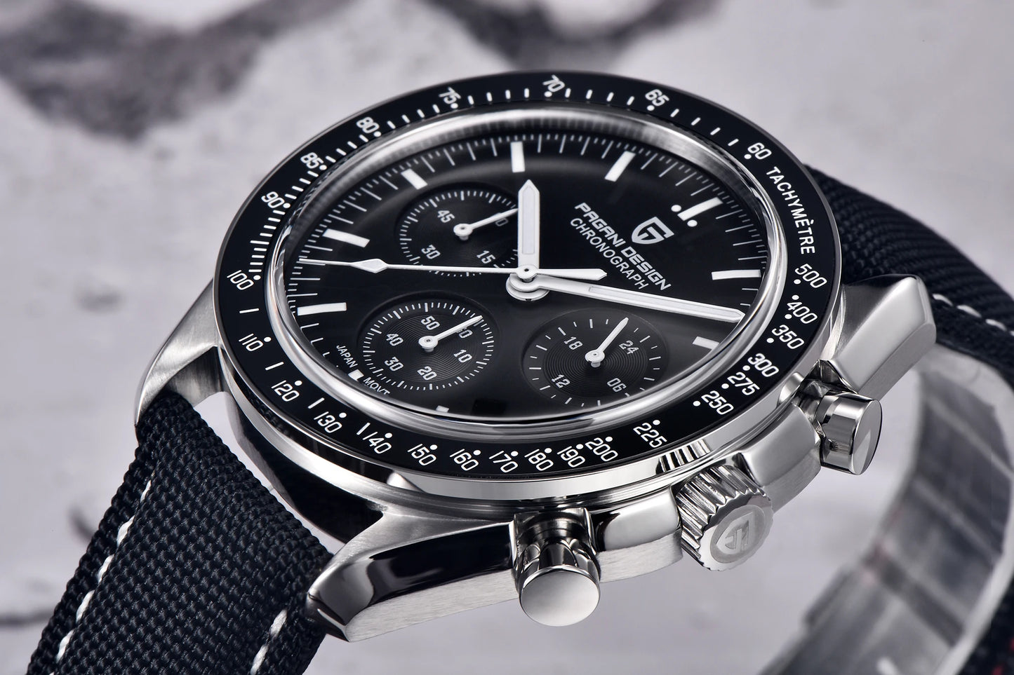 PAGANI DESIGN AK Project Mars Men's Watches Top Luxury Quartz Watch For Men AR Sapphire Speed Sport Chronograph Automatic Date