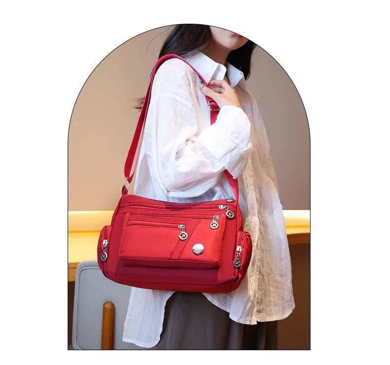 Women Nylon Waterproof Bag Messenger Bags For Lady Crossbody Large Capacity Travel Shoulder Bag Casual Handbags High Quality