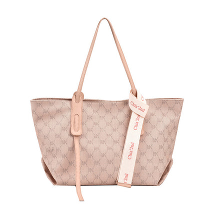 Hand Held Shoulder Bag New Underarm Large Bag Simple Letter Shoulder Bag Large Capacity Tote Women's Bag