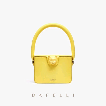 BAFELLI Bag Women's New Niche Light Luxury Box Bag Spring And Summer Original Design Fashion Messenger Bag