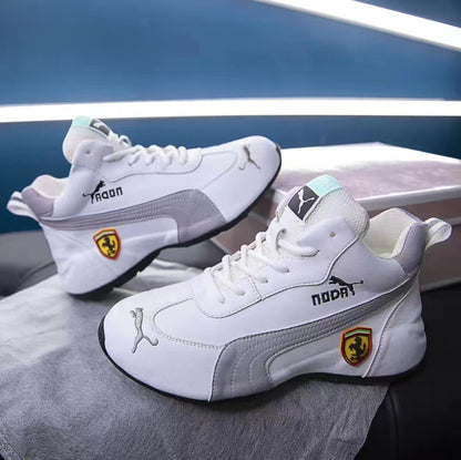 New Style Men's And Women's Same Style Lovers' Shoes Fashion Casual Breathable Soft Soled Leather High Rise Shoes