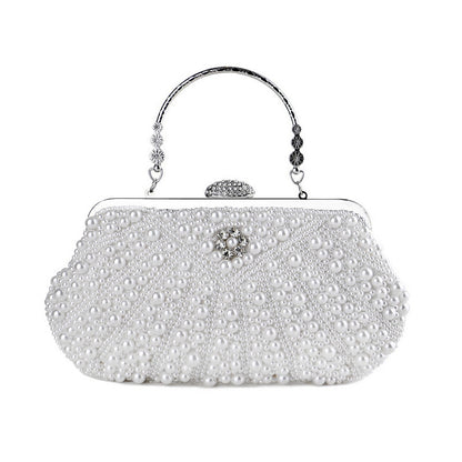 Pearl Evening Bag Vintage Ladies Banquet Bag Versatile Portable Evening Bag