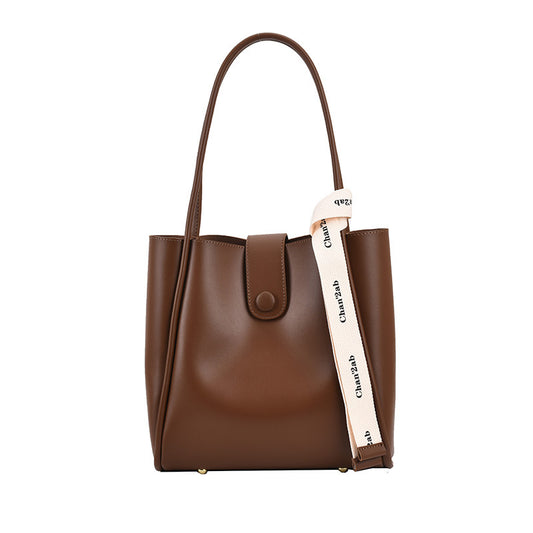 New Fashion Shoulder Bag Underarm Handbag Simple Retro Large Bag Capacity Women's Bag Lightweight Letter Bag