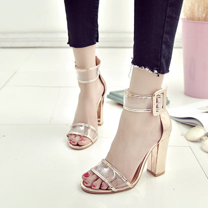 Women Summer Shoes T-stage Fashion Dancing High Heel Sandals Sexy Stiletto Party Wedding Shoes
