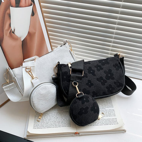 Textured Retro Armpit Bag Simple Women's Bag New Mother Bag Chain Foreign Style Hand Bag Shoulder Bag